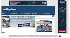 Desktop Screenshot of fliegerrevue.aero