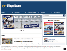 Tablet Screenshot of fliegerrevue.aero